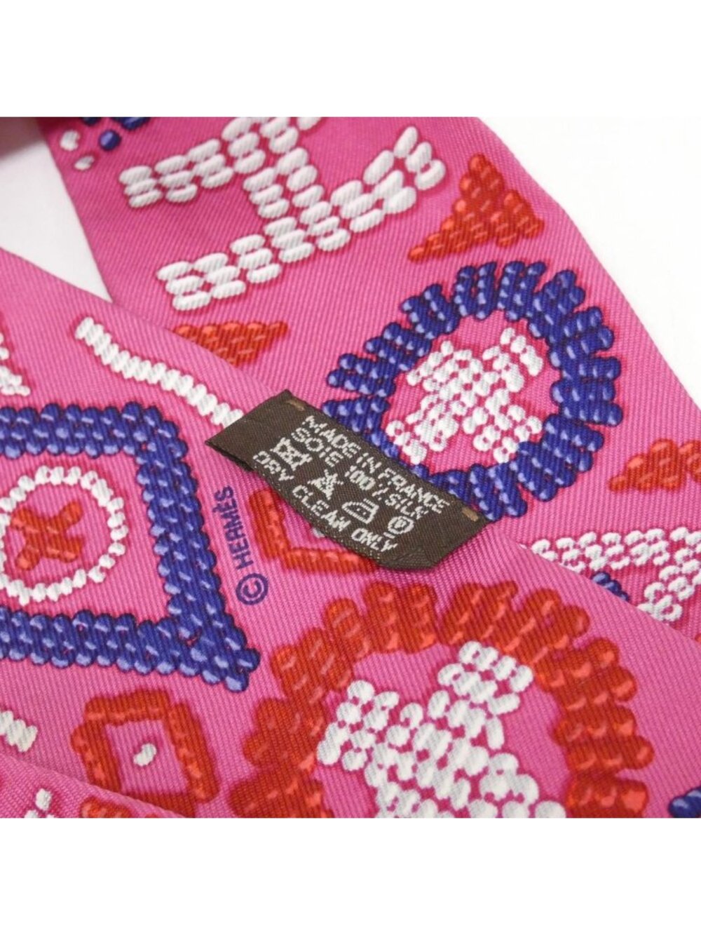 Hermes Kelly en Perles Twilly Scarf - Picture 5 of 5